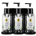 Bath Accessories Wall Hanger Plastic Gel Shampoo Bottle Soap and Shower Pump Dispenser for Hand Manual