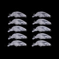 Wholesale CB005-0 4.5cm 2.9g Hard Bait Unpainted Blank Crankbait Fishing Lures Without Hook