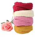 NEW Flocked Bubble Chiffon Scarf Hijabs for Muslim Women Solid Color Breathable Islamic Scarf Arab Scarves Hat Style or Style