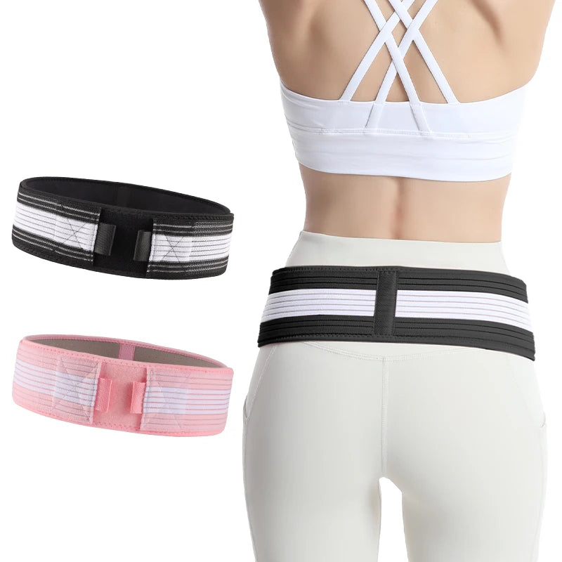 5055#Adjustable Hip Band Postpartum Retraction Belly Belt Pelvis Belt Hip Support Belt