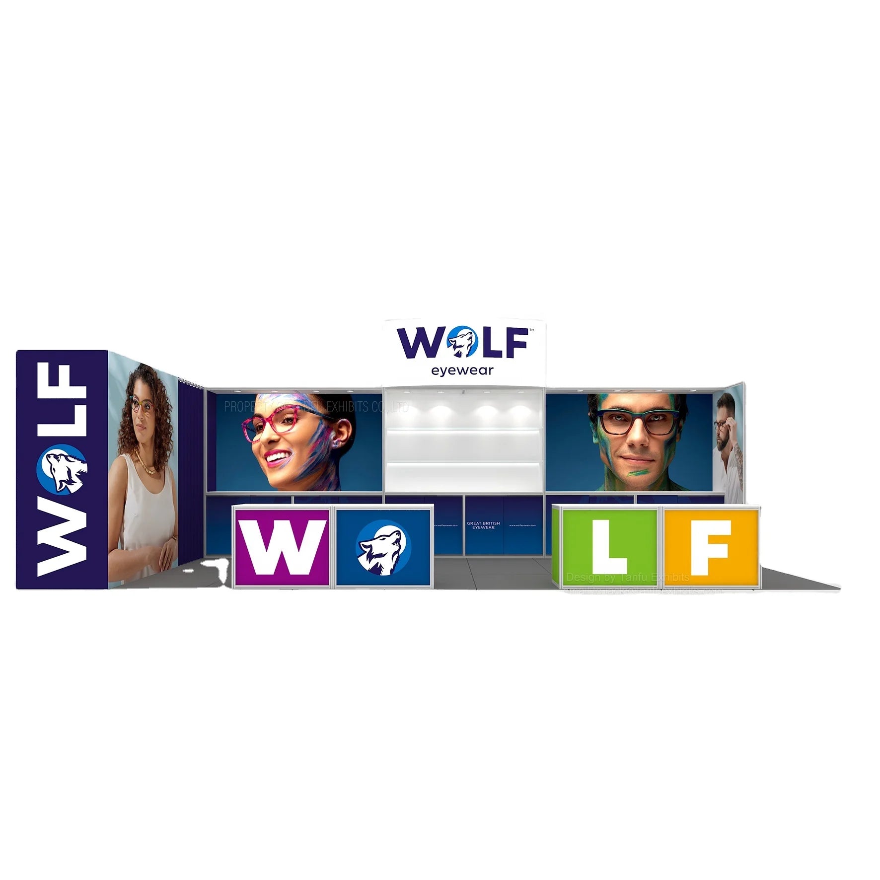Customized Size Modular Prefabricated Trade Show Exhibition Equipment Aluminum Fabric Materials 100% Customizable Recyclable