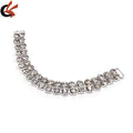 2-Rows Cup Chain Rhinestone Metal Bikini Connector Wholesale Swimwear Accessory