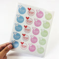 200pcs Per Pack Cute Especially for You Kraft Seal Sticker Label Gift Decor Stickers Bakery Cookie Package Bag Paper Seal Labels