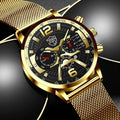 Mens Watches 2021 Fashion Calendar Watch Men Business Stainless Steel Mesh Belt Quartz Wrist Watch Male Clock Relogio Masculino