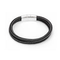 Daili Hot Sale Stylish Minimalist Black Braided Bracelet Leather Bracelet for Men Fashion Jewelry Accessories Gifts for Men
