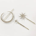 2025 Wholesale Women Rhinestone Hairgrip Cynthia/Moon/Star/Snowflake for Women Barrette Hairclip Hairpin