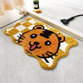 Custom Cartoon Cute Absorbent Plush Bathroom Mat Quick-dry No-shedding Tufted Non-slip Bath Mat