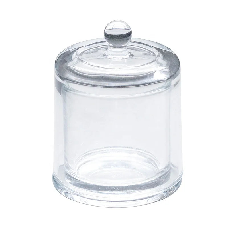 In Stock Transparent Golden Bell Glass Candle Holder Aromatherapy Vase Bell Shade Cups