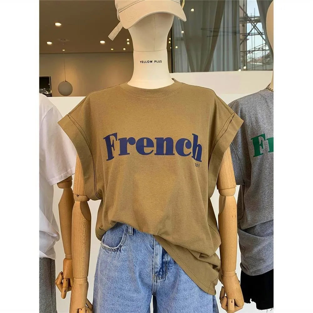Summer Hot Sale  Sleeveless Shirts Vest Vintage Washed Customize Blank Tank Tops Streetwear Fitness T Shirt