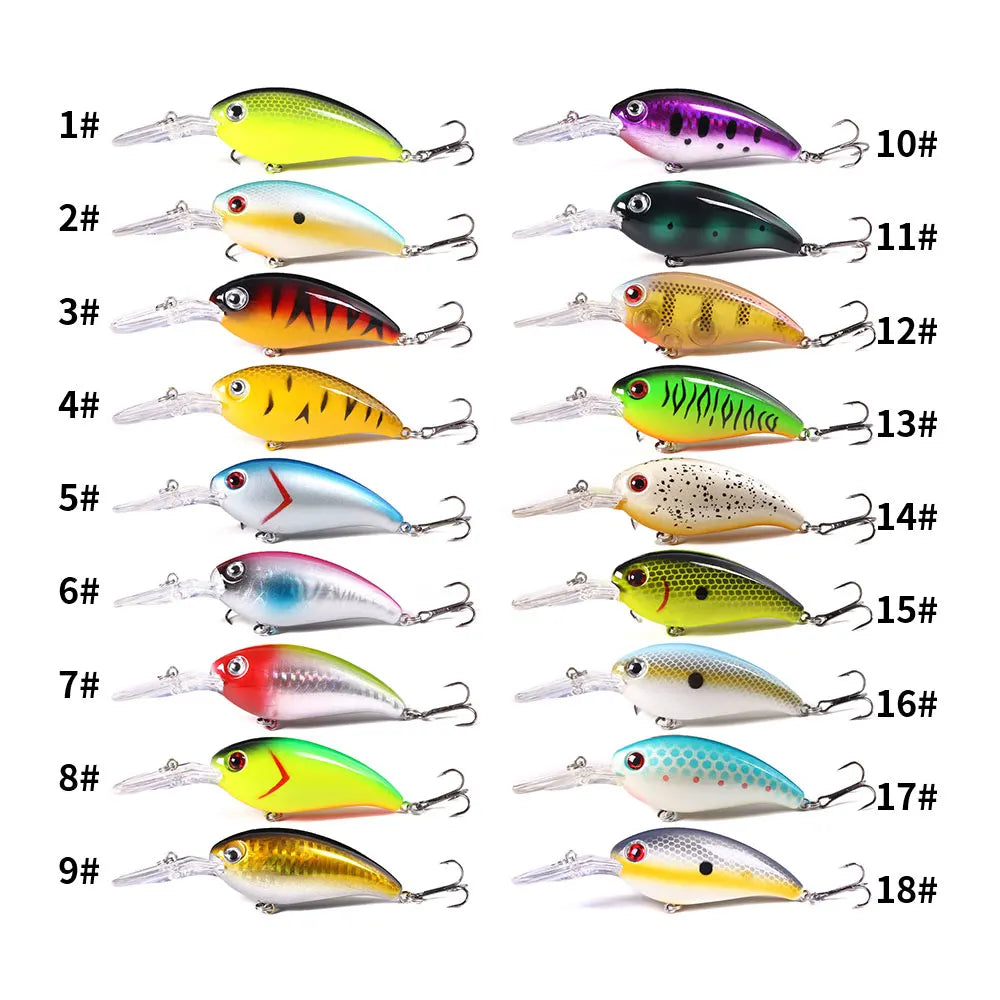 Hot Sale 10cm 14g Bass Fishing Lures Crank Bait Crankbait Tackle Swim Bait