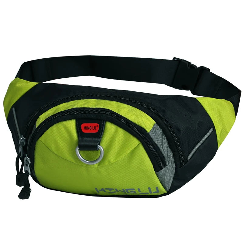 Factory Wholesale Custom logo Fashion Outdoor Sports Running Waist Bag Waterproof Nylon Women Fanny Pack