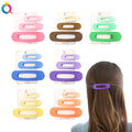 QIYUE Korea Fashion Solid Color Hair Clip Set Versatility Duck Mouth Hair Clip for Daily Life Hair Decoration