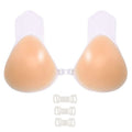 Cutting Stick on Breast Transparent Tape Push up Adhesive Lifting Invisible Silicone Bra With 3 Buckle