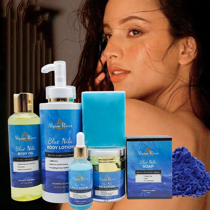 OEM Wholesale Korean Luxury Skincare Products Vitamin C Skin Whitening & Dark Spot Removal NILA Skin Care Set For Women