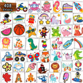 Customized 1.57*1.57in  Color Cartoon Animal Plant Cute Children Tattoo Sticker Red Blue Green Gold Boy Girl Tattoo Sticker