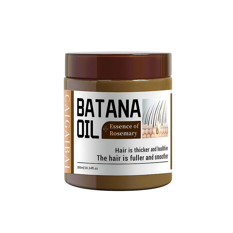 Batana Oil Cream Hair Conditioner 300g Scalp Nourishing Hair Mask for Deep Cleaning and Smooth Hair Use in Home Spa
