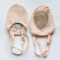 Half Sole Stretch Canvas Ballet Slipper Dance Shoes