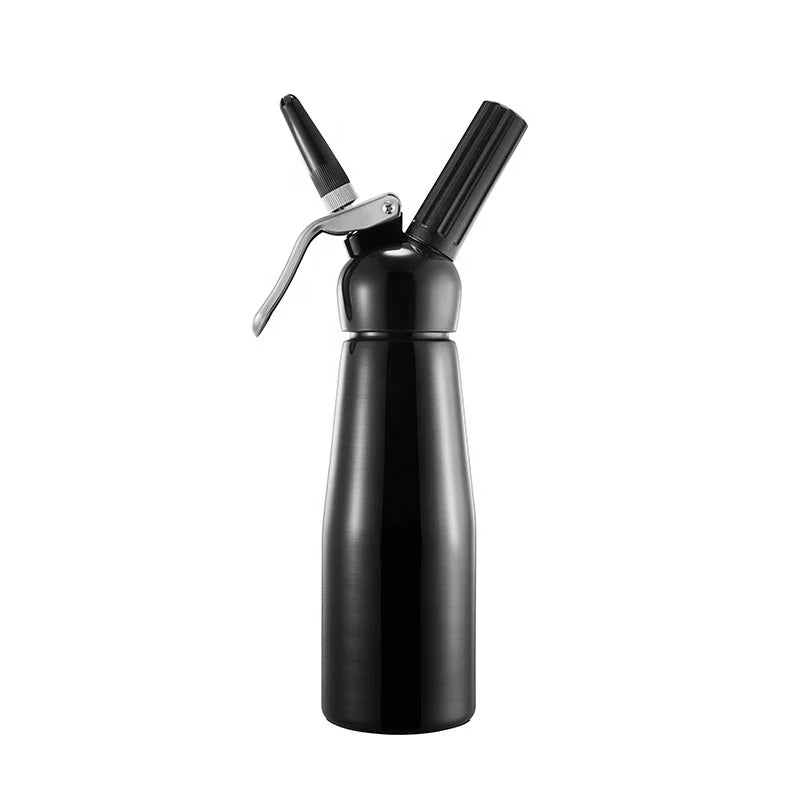Custom Logo Aluminum Whip Cream Whipper Canister 500ml Whipped Cream Dispenser with Decorating Tips