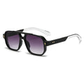 2025 Men's Double Bridge Sunglasses New Square Fashion Retro Glasses Custom Logo Driving Business Trendy UV400