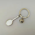 Tennis Racket Keychain - Sports Keyring - Customizable Logo - TURBOOST