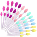 Double-Sided Lip Brush Tool Face Scrubber Beauty Silicone Exfoliating Mini Exfoliator for Facial Skin Care Blackhead Removal