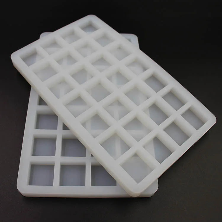 Square 28-cavity Heat Resistant Food Grade Silicone Chocolate Mold Hard Candy Molds Sugar Cube Mold