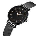 SK K0181 Ladies Quartz Watch Famous Brands Fashion Alloy Mesh Stainless Steel Strap Simplicity Dial Women Waterproof Watch