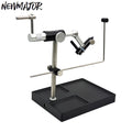 360 Degree Rotary Fly Tying Vise with Pedestal Base Metal Fishing Flies Tying Tool Bobbin Thread Holder Lure Making Accessories