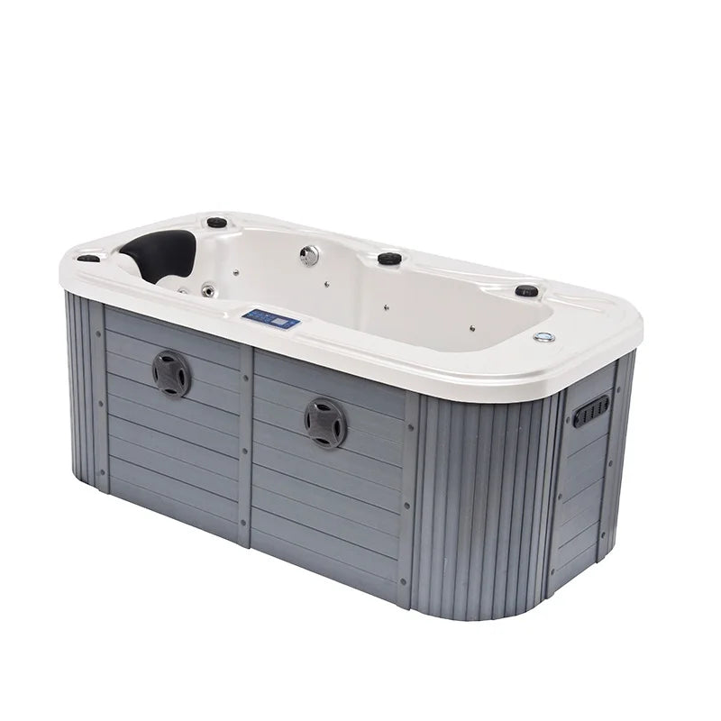 Sunrans Space Saving 1.95M One Person Hot Tub Massage Spa Bathtub with Waterfall