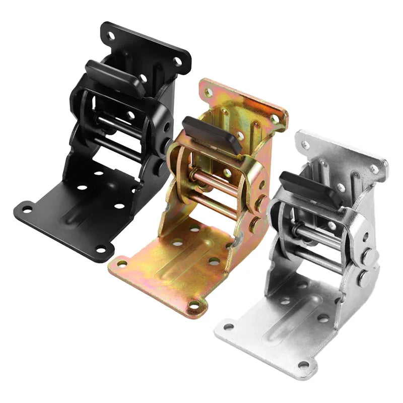 DIY Multifunctional 180 Degree Automatic Folding Bracket Self-Locking Hinge for Table Chair Leg Connection Steel Living Room