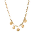 Manufacturer Direct Sale Round High Polish Pendants Tassels 18K Gold Plated Oval Chain Necklaces Stainless Steel Fine Jewelry