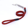 Stocked Elastic Nylon Rope Heavy Duty Spiral Spring Dog Bungee Leash Running