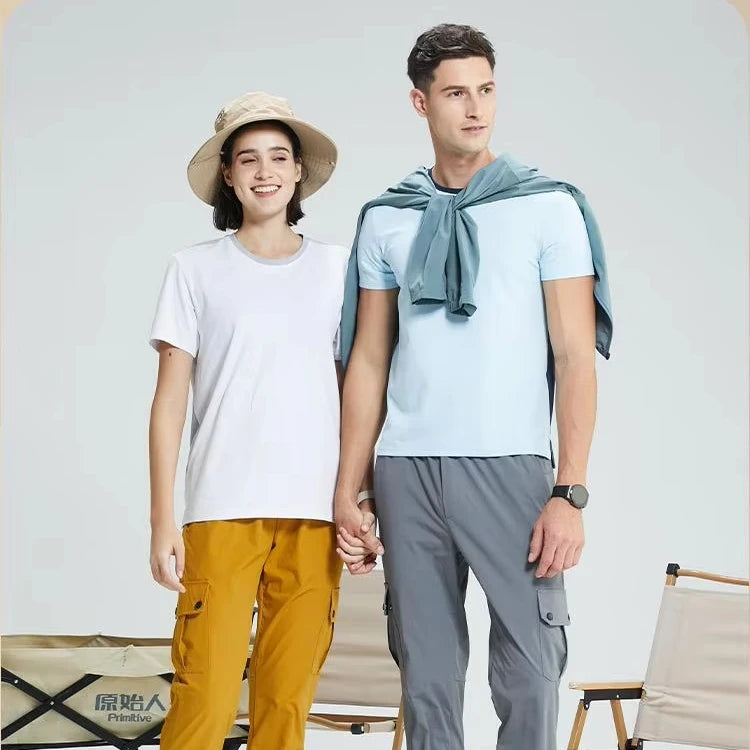High Quality Wholesale Custom Design OEM ODM Factory Spandex/Polyester Woven Running Sports Breathable Quick Dry 240g Solid