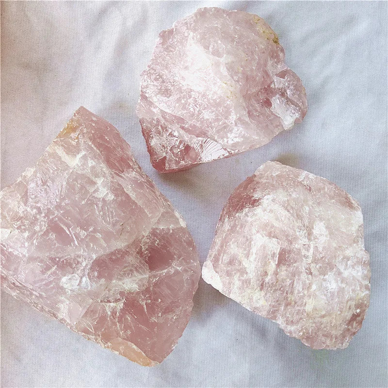 Wholesale Natural Rock Crystal Large Raw Rough Rose Quartz Rock  Crystal Rose for Decoration