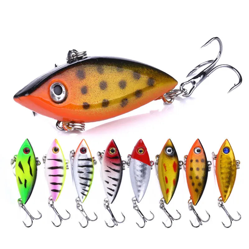 Mini Metal Plastic Fishing Lures 40mm 2.75g All Swim Baits Rock Colors River Fishing Multiple Colors