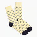 Wholesale Compression Custom Socks Dress Business Yellow Sock for Mens