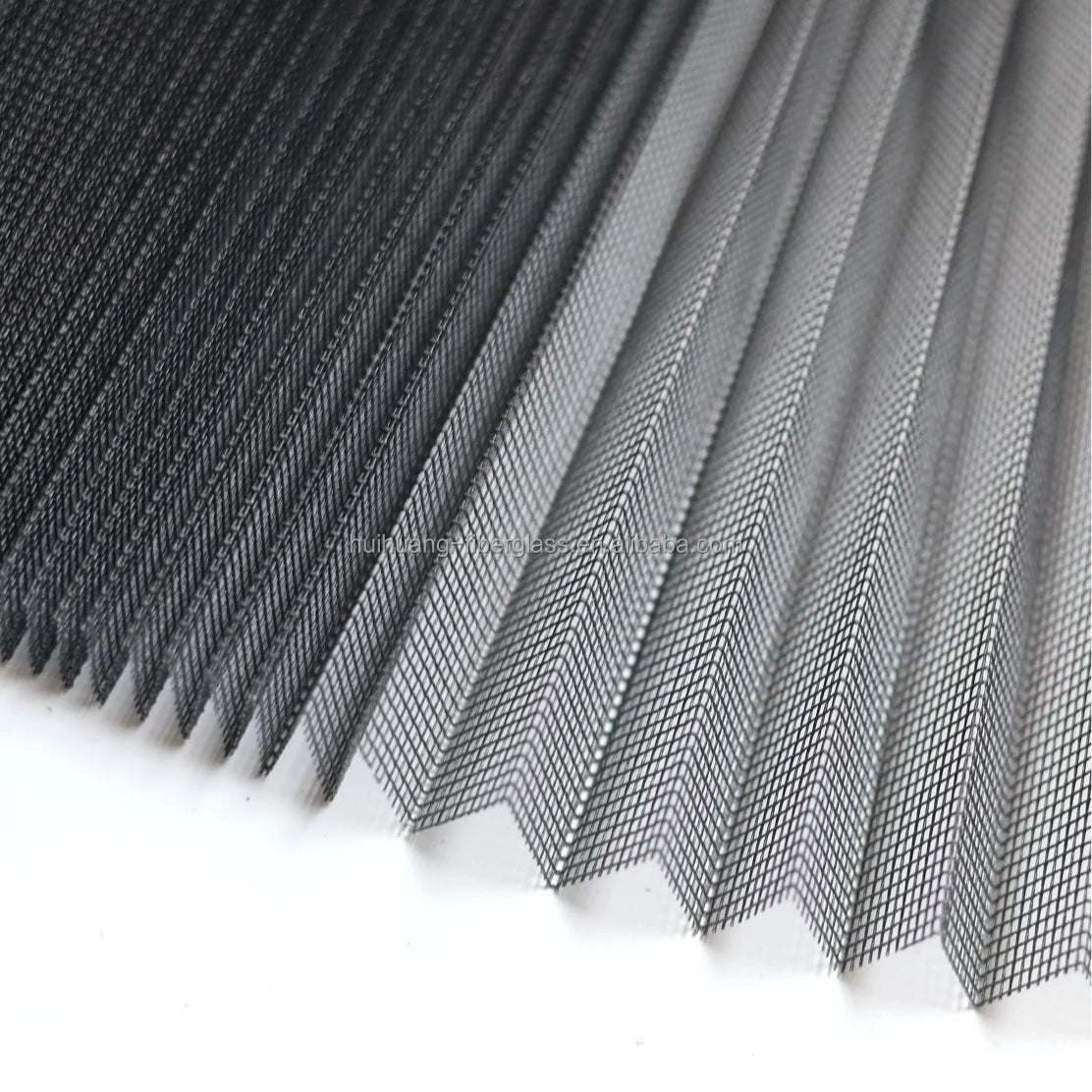 Modern Design Folding Height 14mm 16mm 18mm Pleated Mesh Window Screen Door & Mosquito Net Elegant Folding Screen Style
