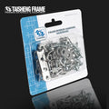 TS-K019 45PCS D-Ring Picture Hangers with Screws Photo Frame Hanger Kits for Displaying Artwork and Photographs
