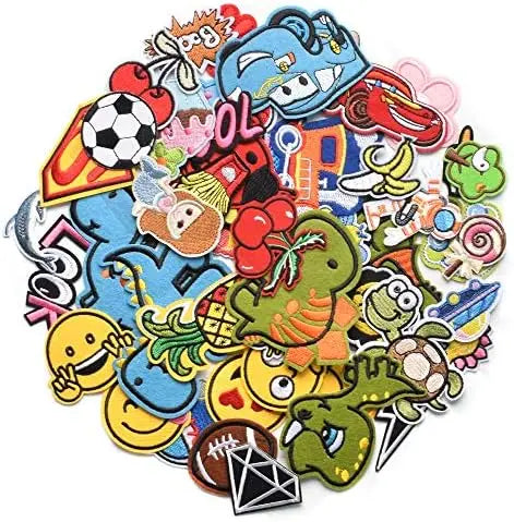 Iron on Patches for Girls Embroidered  On/Iron on Patches Applique for Clothes Dress Hat Jeans Pant ShoeBags