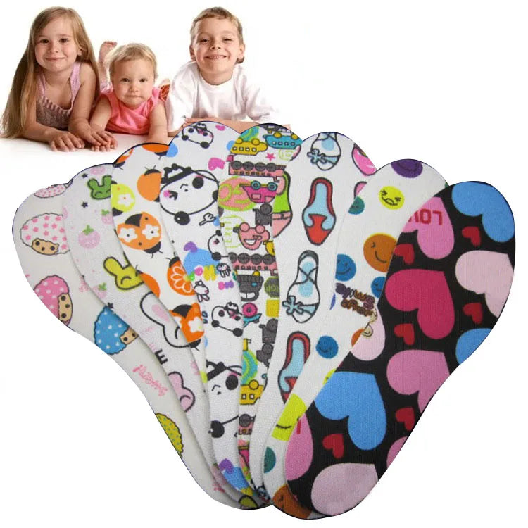 3mm Comfortable Foam Rubber Shoe Insoles Replacement Cartoon Shoe Sole Insoles for Children's Casual Shoes