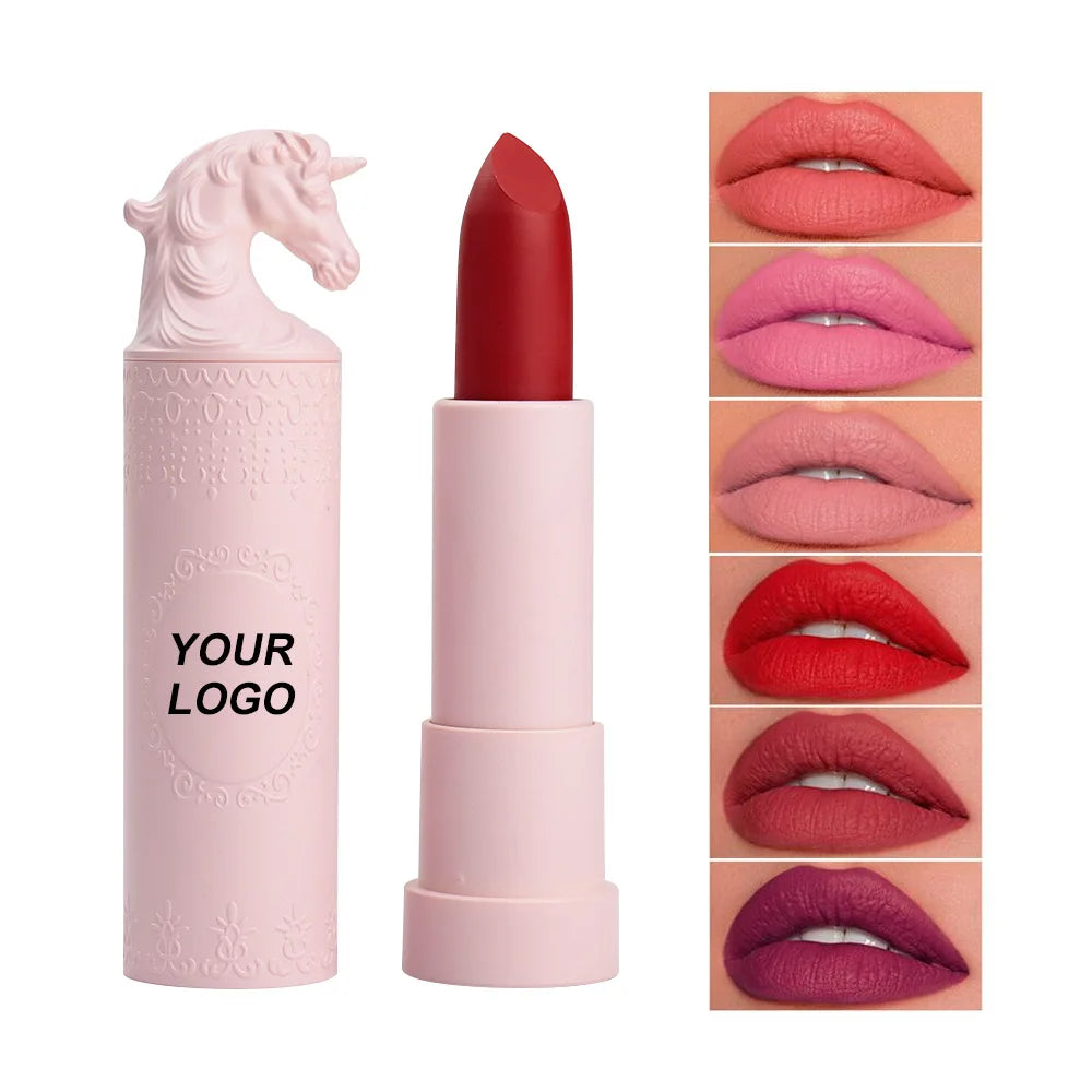 Wholesale High Pigment Lip Stick Oem Private Label Lipstick Velvet Matte Waterproof Long Lasting Vegan Nude Matte Lipsticks