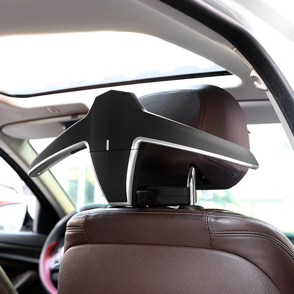 Car Headrest Hook Stretchable Seat Back Hanger for Bags Handbags Clothes