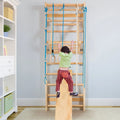 Equipment Gymnastics Swedish Wall Ladder Pull up Bar Home Gym Kids Stall BarsSwedish Ladder