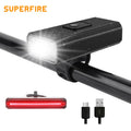 USB Rechargeable Li-ion 600 Lumen Waterproof Bicycle Tail Light with Aluminum Alloy Housing for Night Riding 6 Modes
