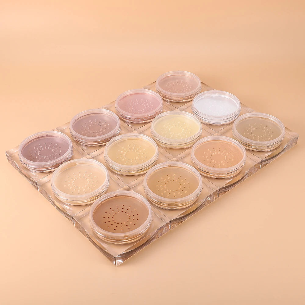 Private Label Face Makeup Waterproof Loose Powder Translucent Powders Oil Control Vegan Setting Powder