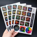 Personalized Custom Glitter Holographic Foil Decorative Sticker Sheet Manufacturer