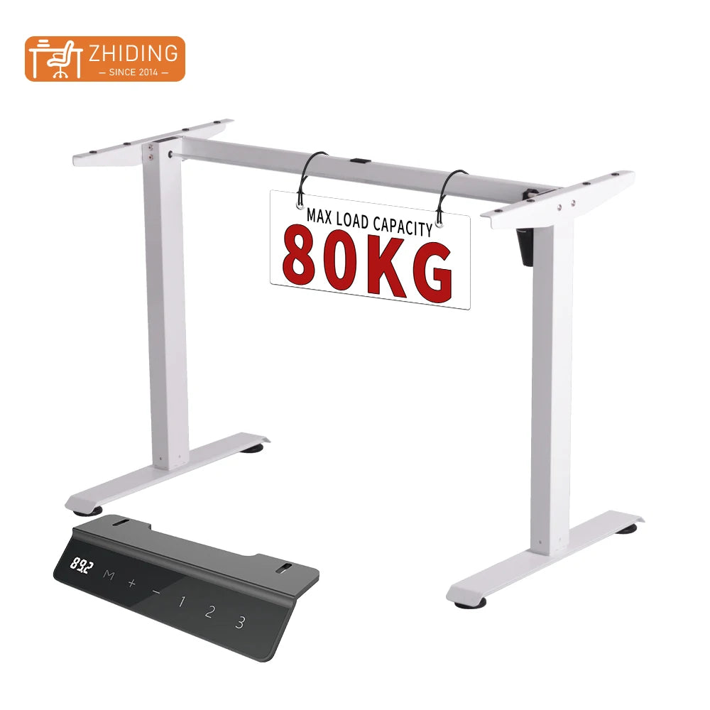 2 Segments Less Than 50dB Sit Stand Electric Desk Legs Standing Electric Desk Height Adjustable Desk Adjustable Height
