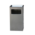Outdoor Rectangular Metal Trash Container Garbage Can Outside Street Recycle Waste Bin Apartment Big Commercial Steel Dustbin