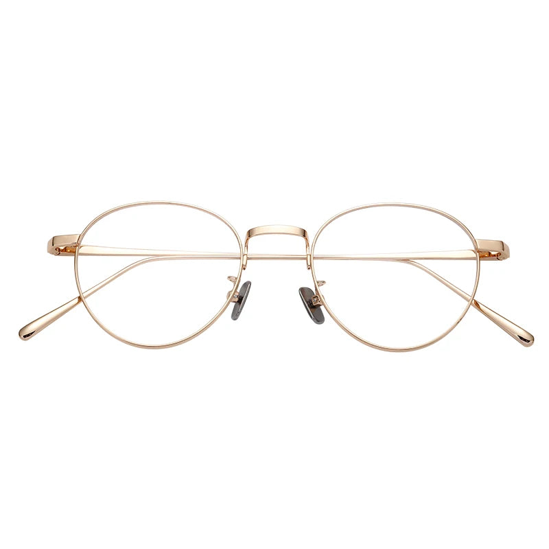 Transparent Retro Eyewear New Design Men Metal Optical Eyeglasses Frames