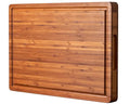 Extra Large Bamboo Cutting Board Wooden Carving Board Thick Bamboo Block Chopping Board With Juice Groove